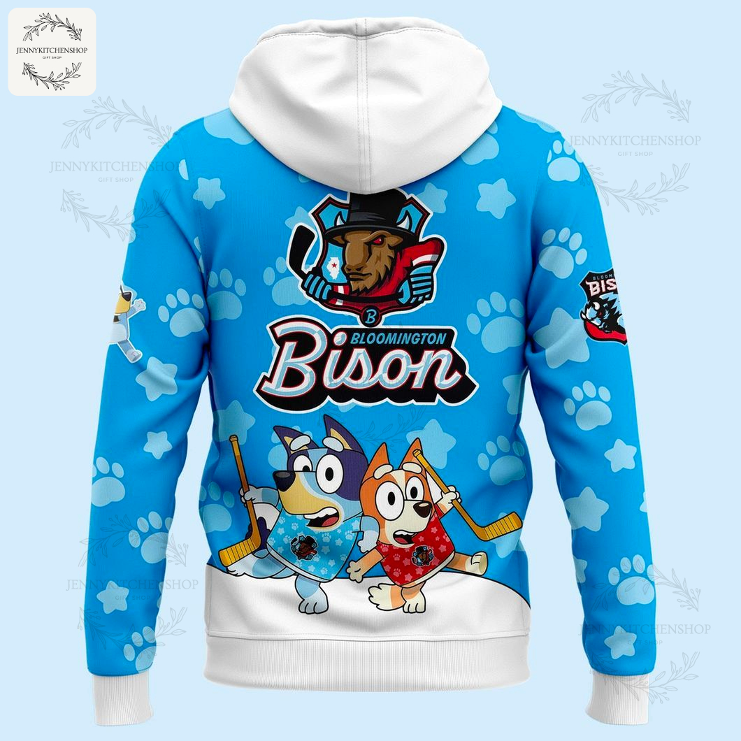Bloomington Bison x Bluey Day 2025 Hoodie