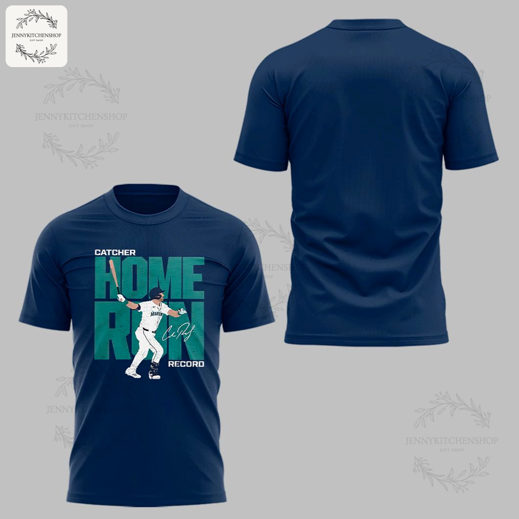 Cal Raleigh Catcher Home Run Record T-Shirt
