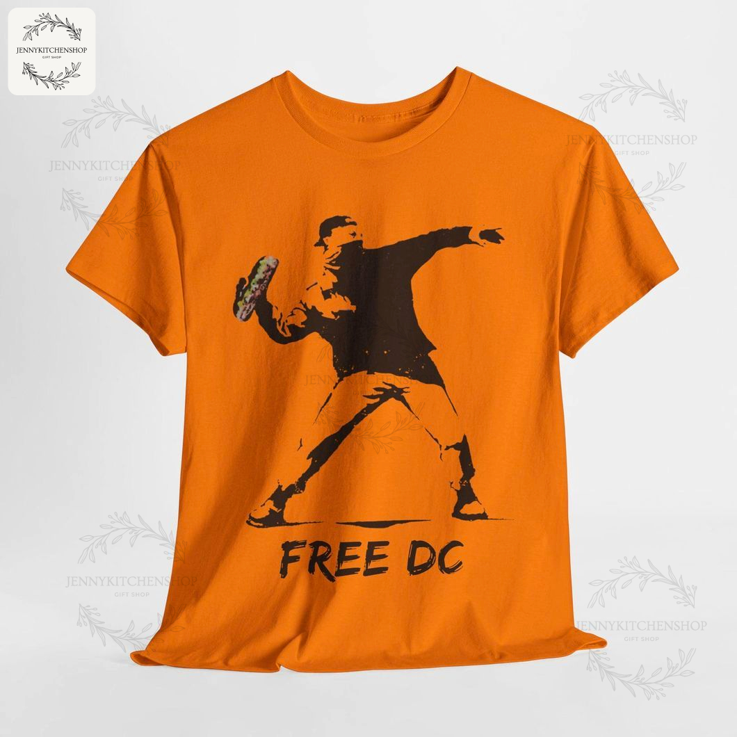 DC Sandwich Thrower Banksy Free DC Shirt