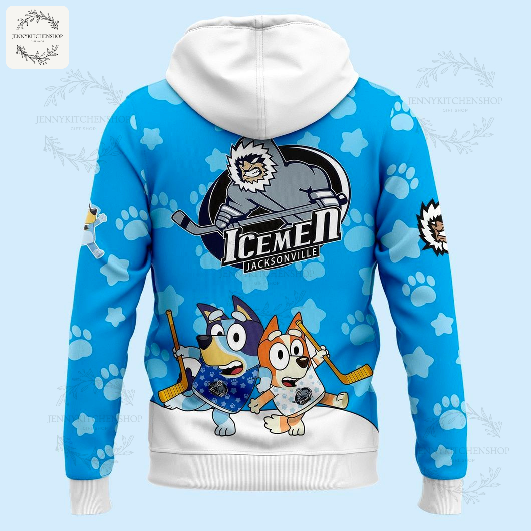 Jacksonville Icemen x Bluey Day 2025 Hoodie