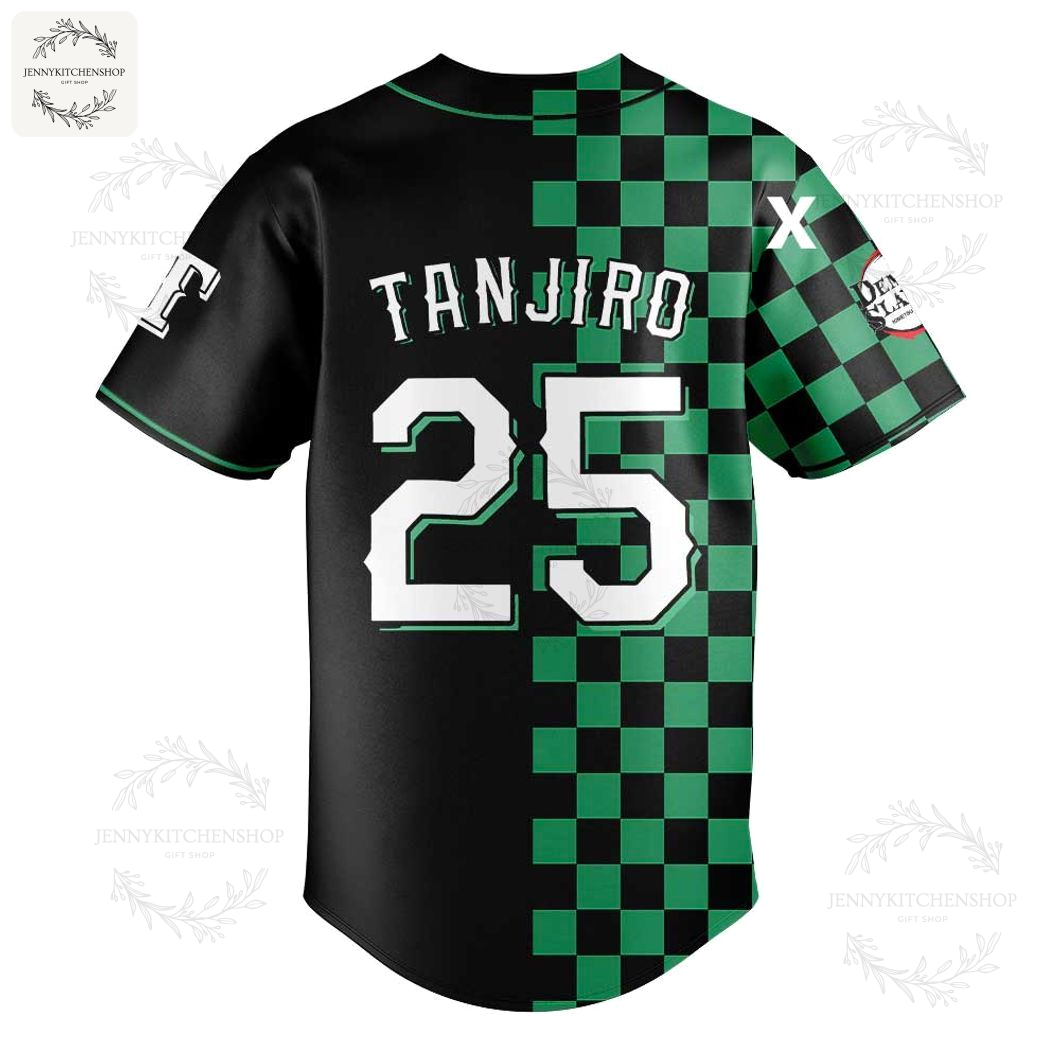 Jersey Texas Rangers x Demon Slayer Tanjiro 2025
