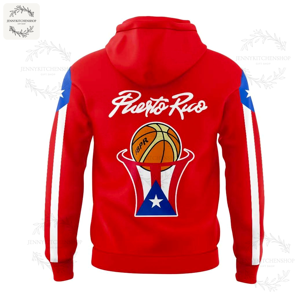 Puerto Rico Basketball Fan Gear Hoodie AmeriCup Edition