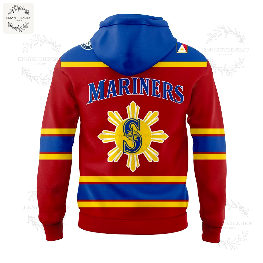 Seattle Mariners Filipino Heritage Night 2025 Red Hoodie