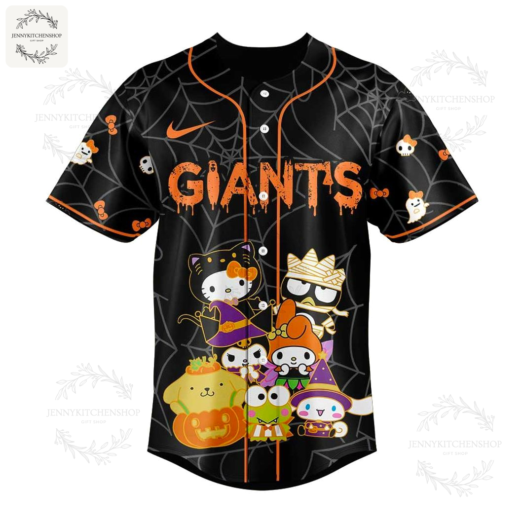 SF Giants x Hello Kitty and Friends Halloween Baseball Jersey