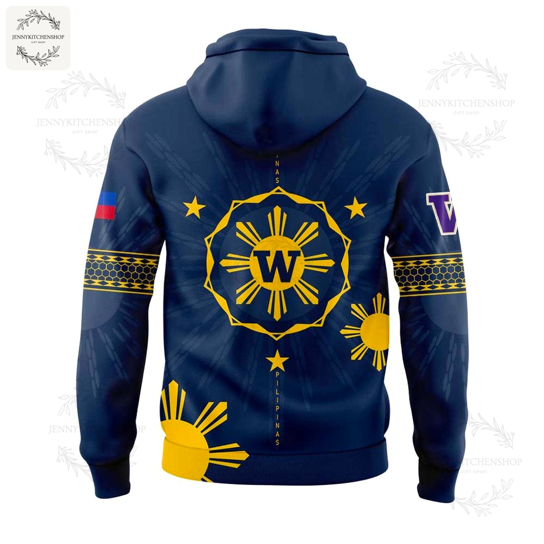Washington Huskies Filipino Heritage Night 2025 Commemorative Hoodie