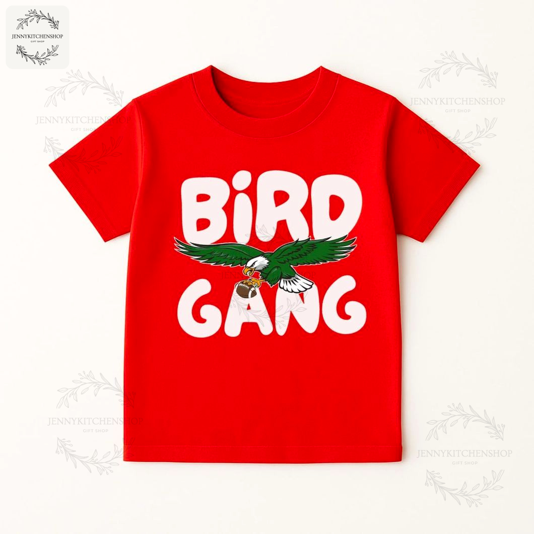 Bird Gang Philadelphia Eagles T-Shirt: Iconic Design, Ultimate Gameday Comfort!
