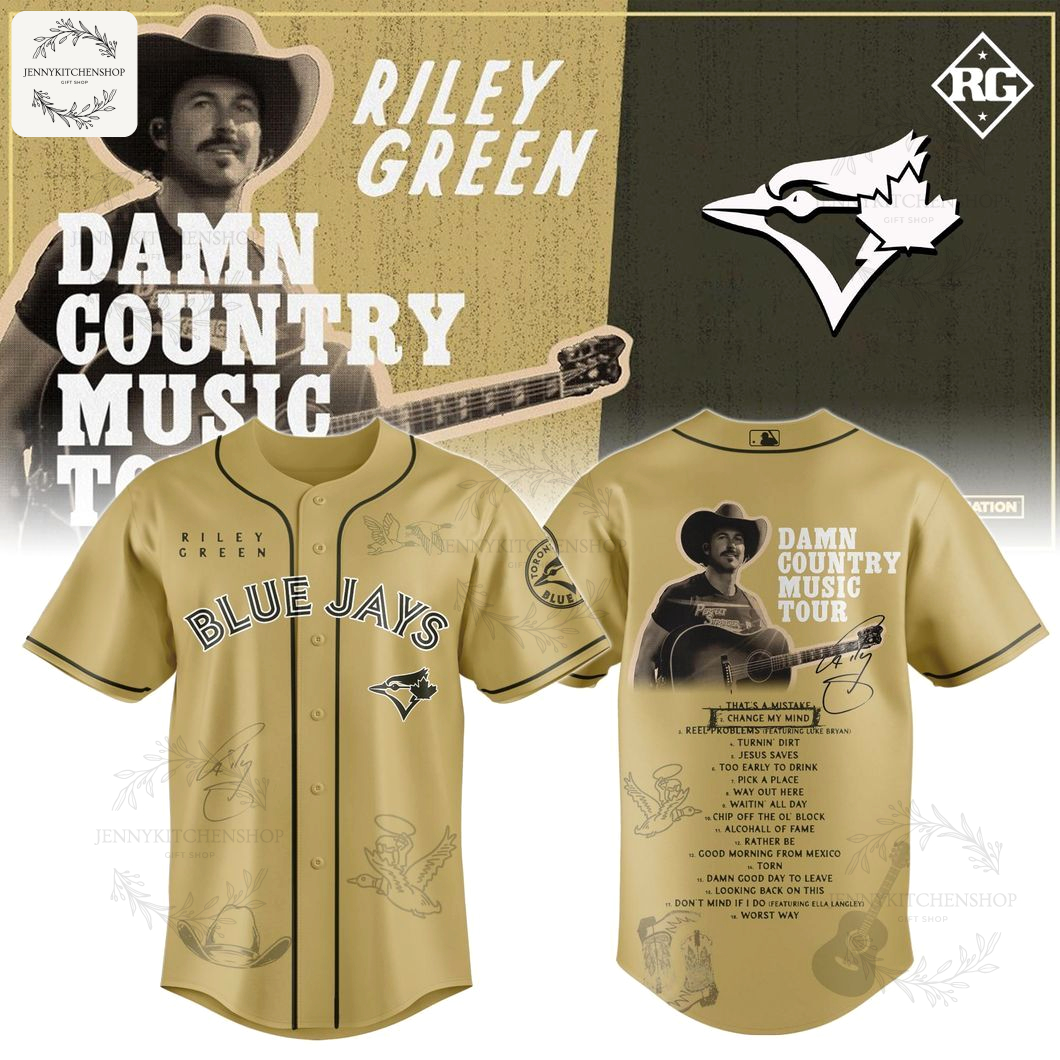 Blue Jays x Riley Green Damn Country Music Tour Jersey