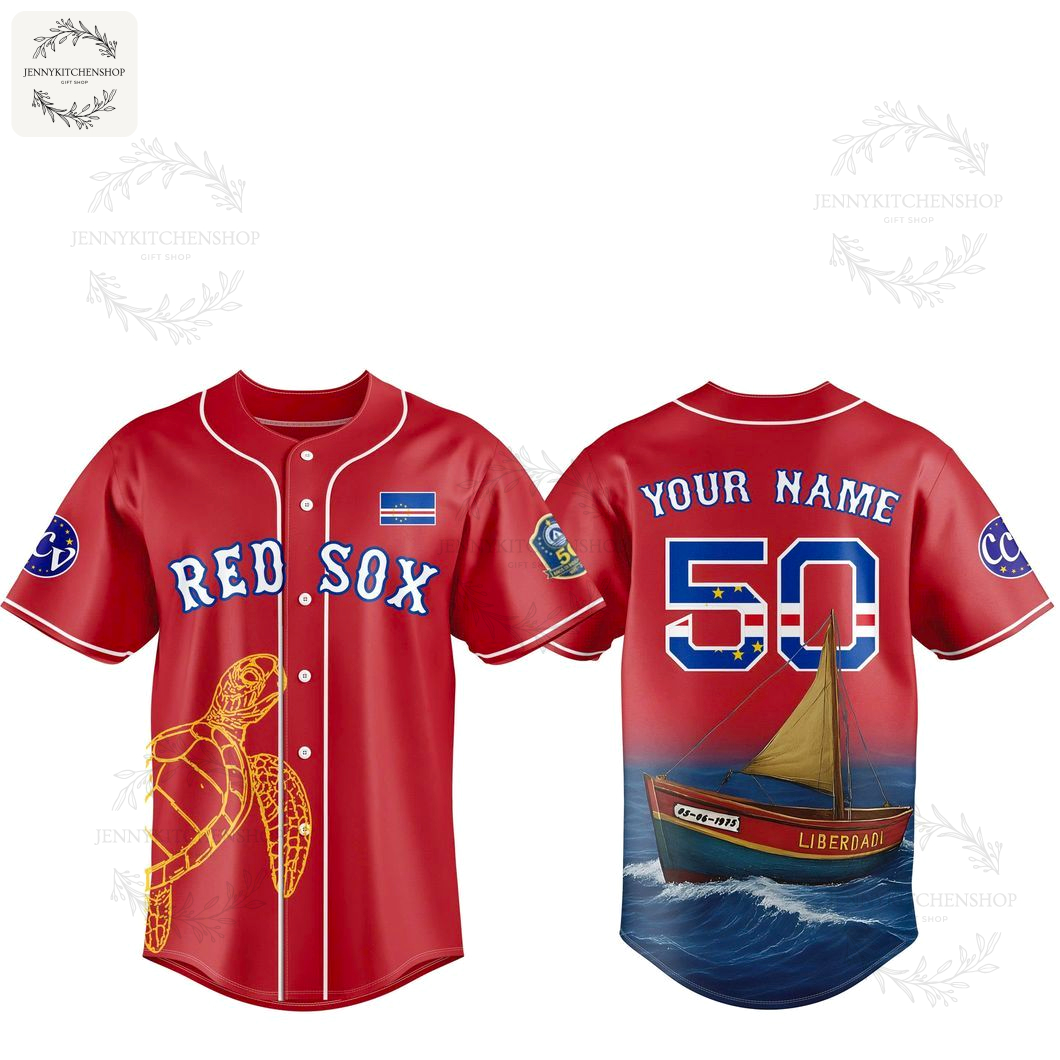 Boston Red Sox Cabo Verdean Celebration Jersey