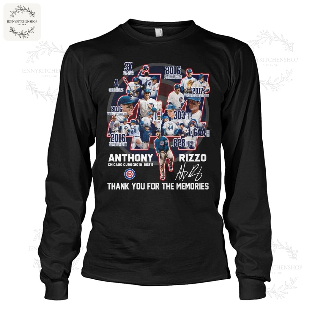 Chicago Cubs Rizzo Thanks For Memories T-Shirt