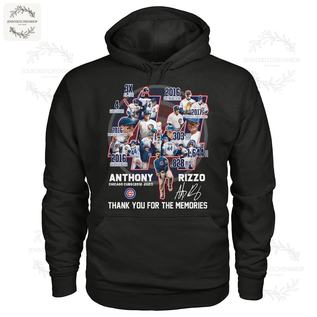 Chicago Cubs Rizzo Thanks For Memories T-Shirt