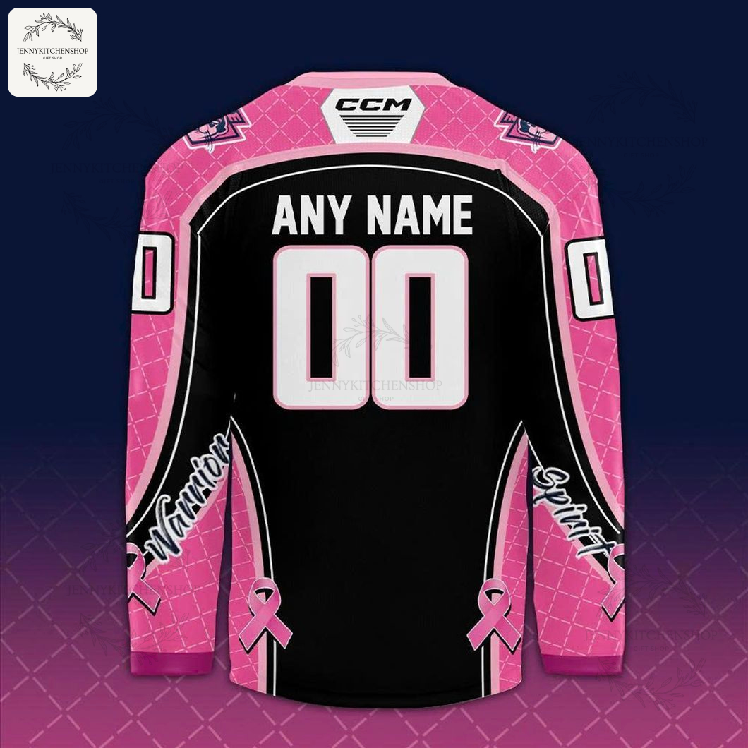 Erie Otters Pink Rink 2025 Hockey Jersey Personalized Fan Gear CCM