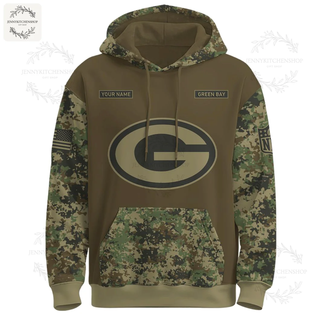 Green Bay Packers GB-Army 250th Birthday Hoodie Limited Edions