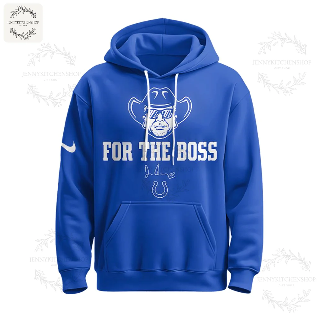 Indianapolis Colts x Won For Jim Tribute 2025 For The Boss Hoodie