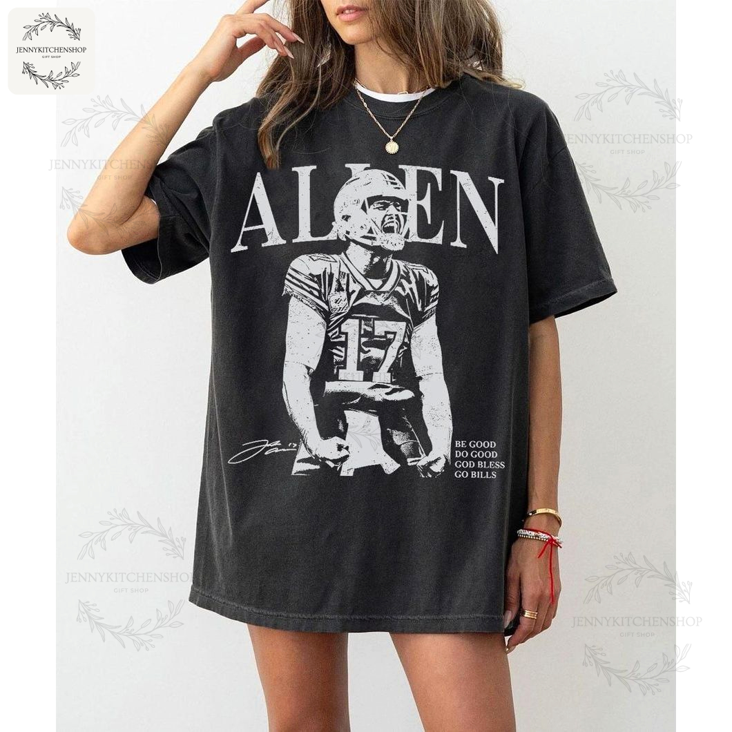 Josh Allen Bills Mafia Vintage Game Day Tee - Show Your Buffalo Pride!