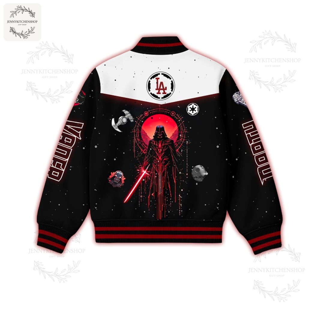LA Dodgers X Dark Side Galactic Baseball Jacket