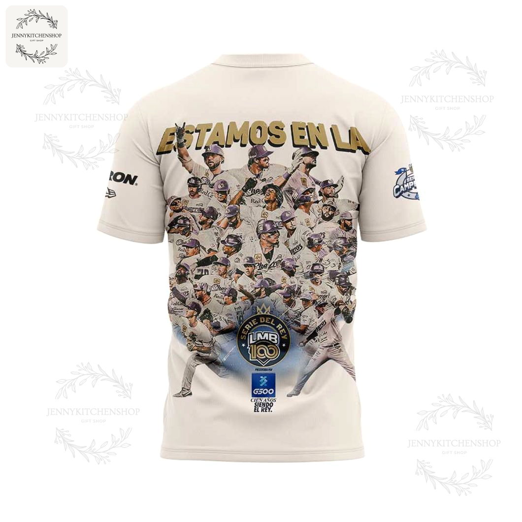 Official Charros de Jalisco Campeones Zona Norte Baseball Shirt - Serie del Rey