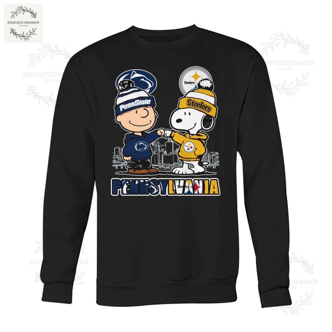 Penn State x Steelers - Pennsylvania Loyalty Peanuts Shirt | Ultimate Fan Gear Collection