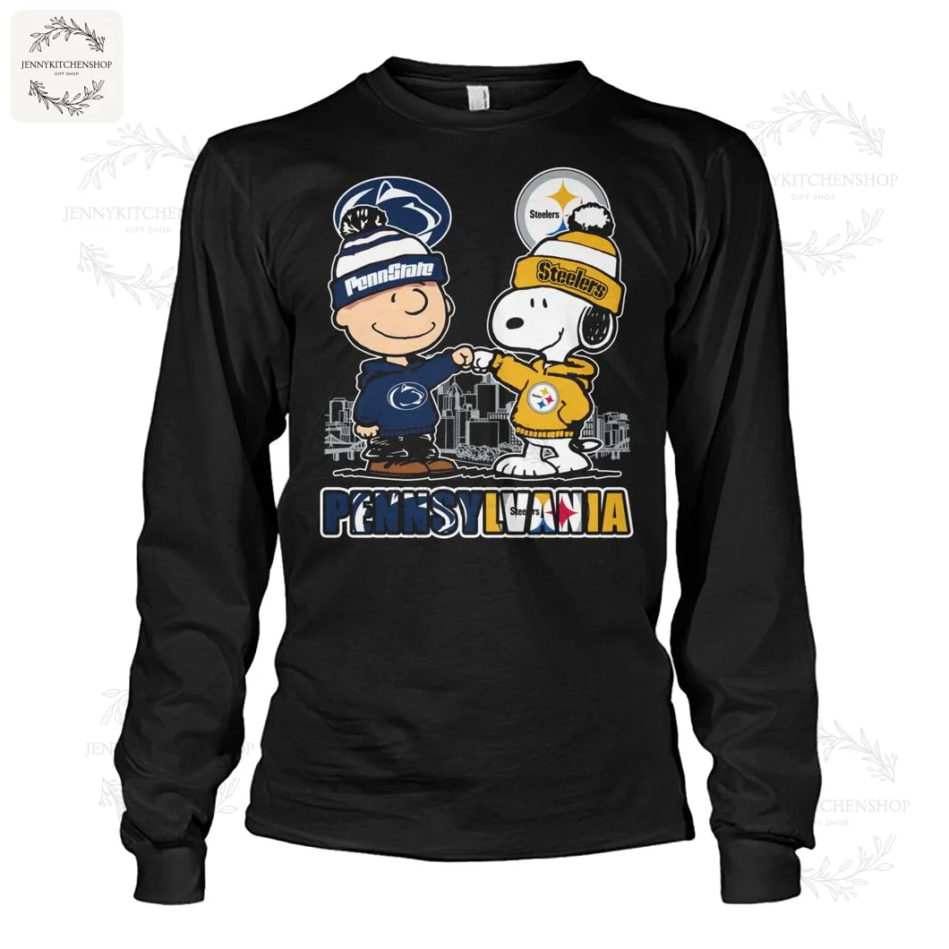 Penn State x Steelers - Pennsylvania Loyalty Peanuts Shirt | Ultimate Fan Gear Collection