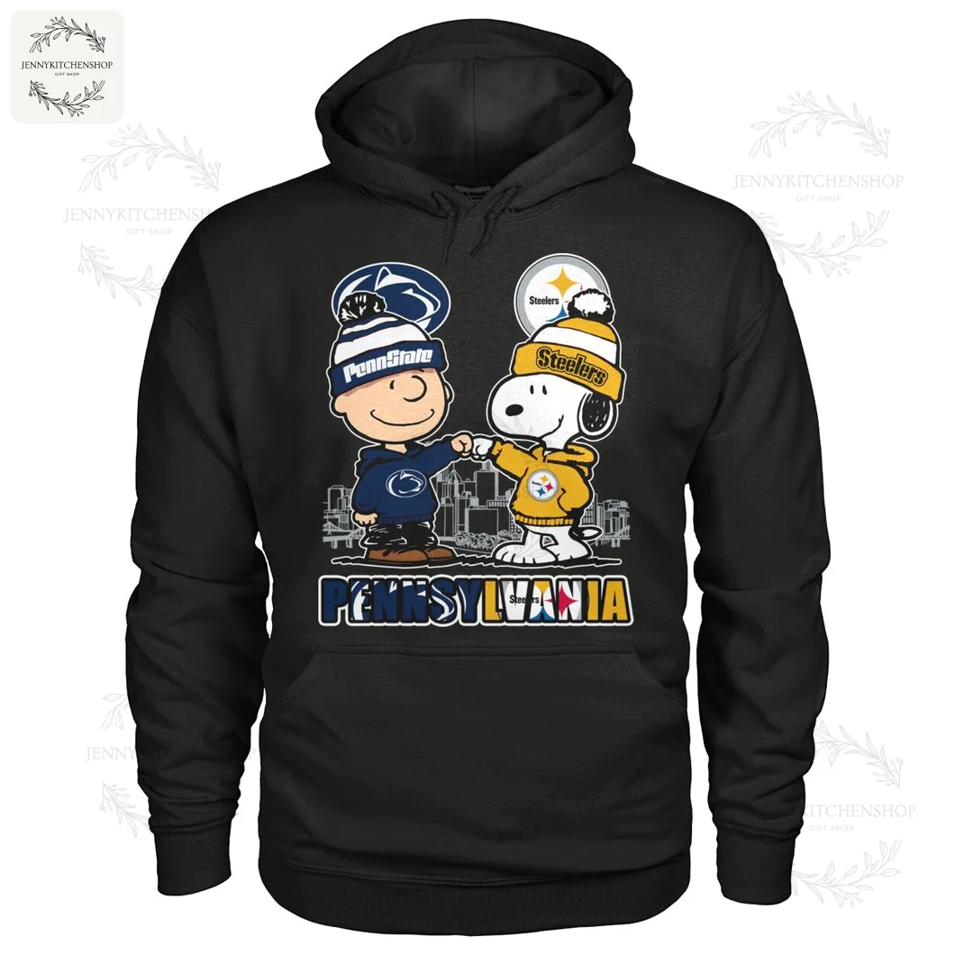 Penn State x Steelers - Pennsylvania Loyalty Peanuts Shirt | Ultimate Fan Gear Collection