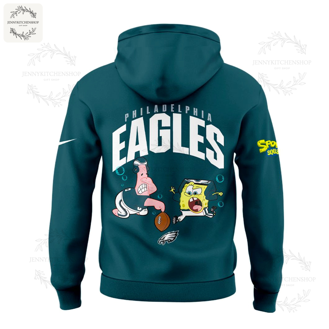 Philadelphia Eagles x SpongeBob New Design Funny Hoodie