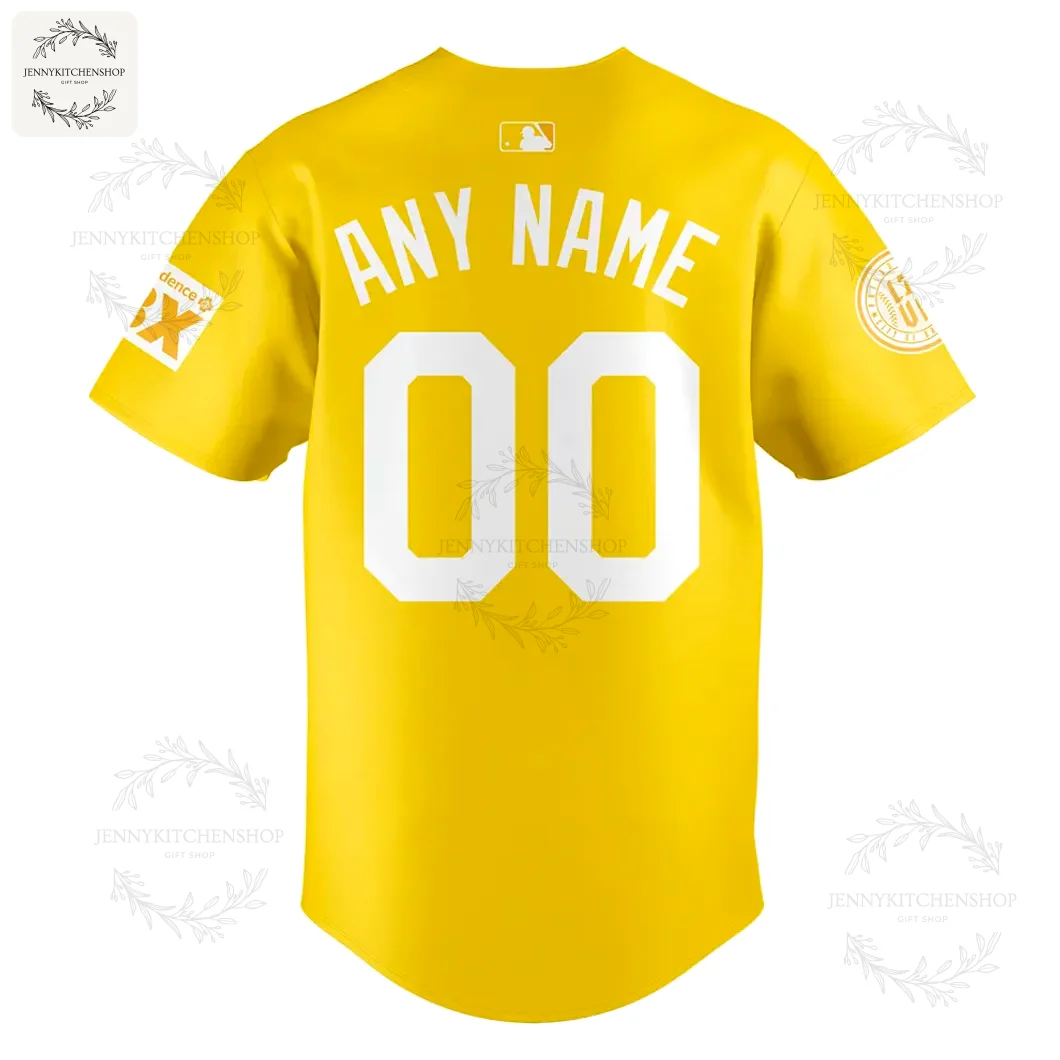 Philadelphia Phillies Childhood Cancer Awareness Yellow Baseball Jersey
