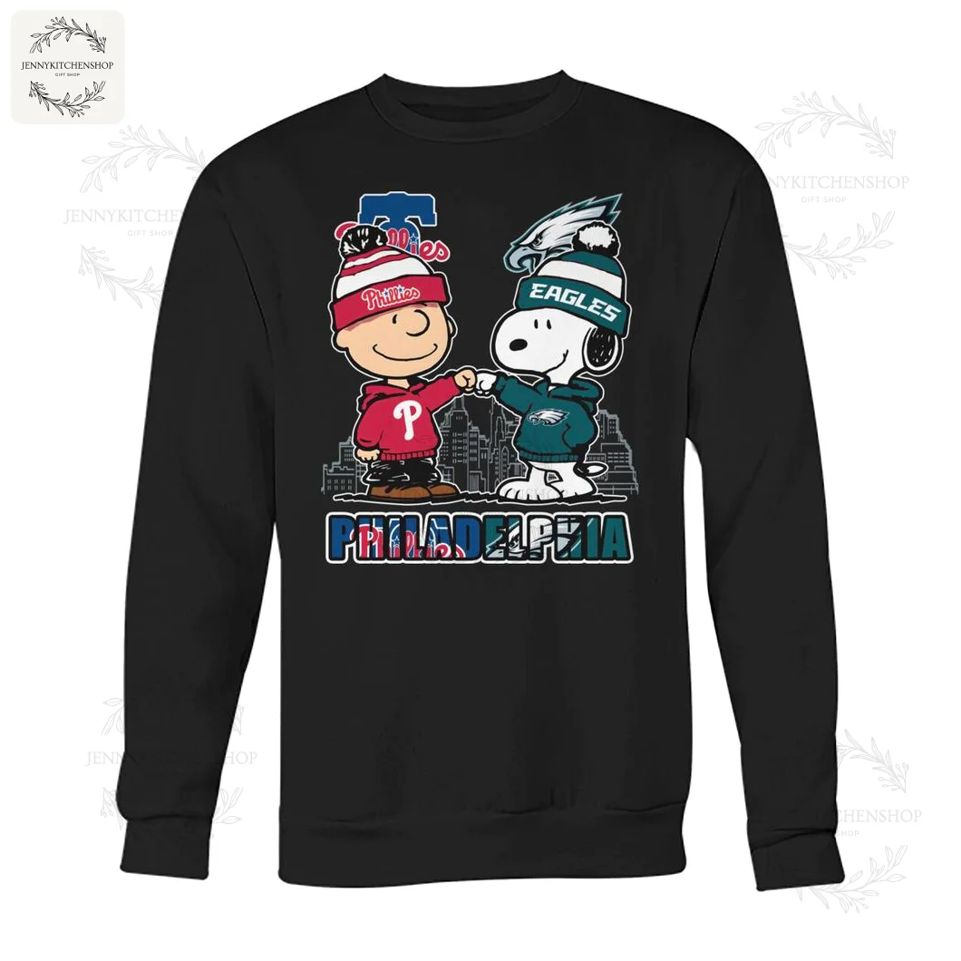 Philadelphia Phillies x Eagles Peanuts Fan Unity - Exclusive Philly Sports Apparel