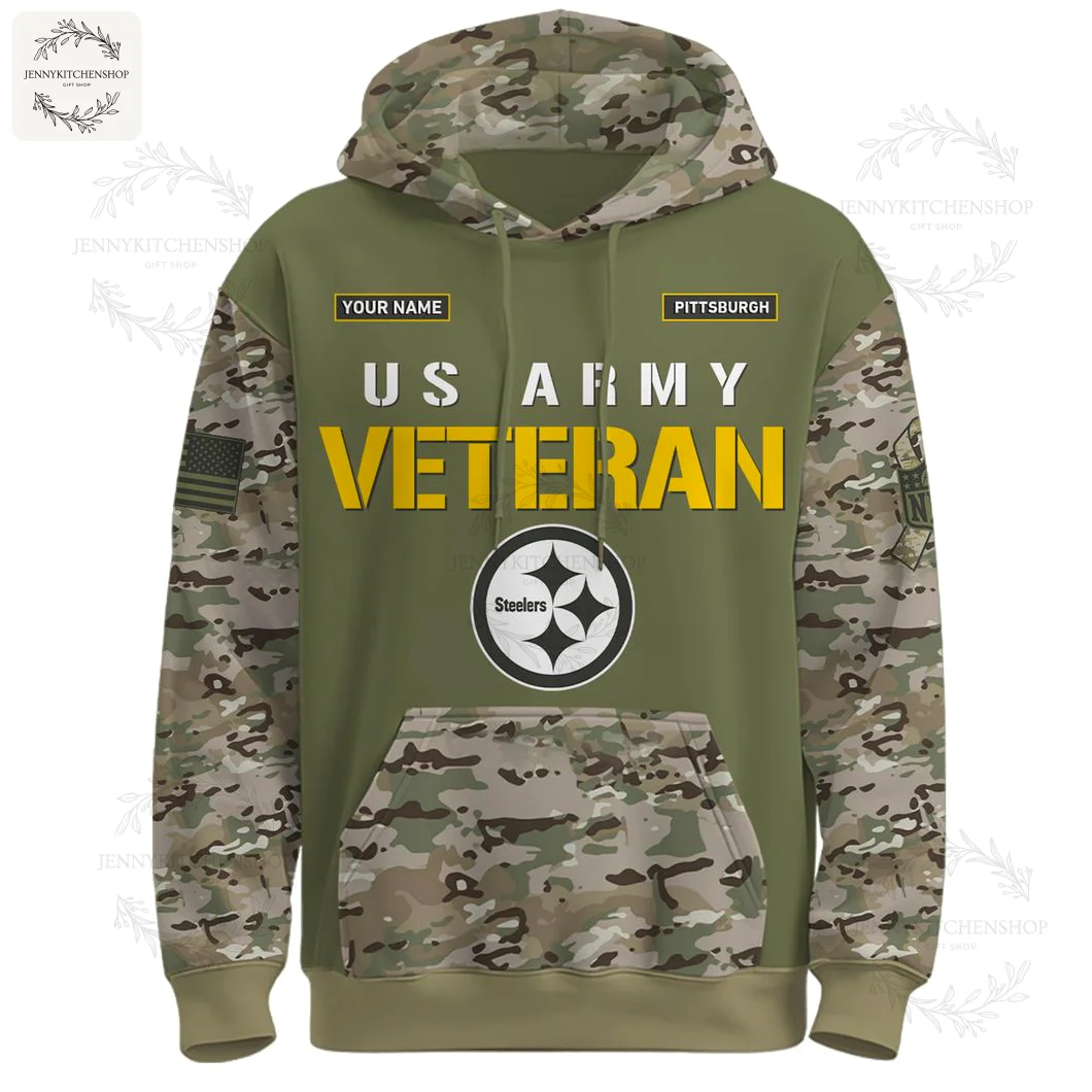 Pittsburgh Steelers Army 250th Birthday Limited Editions Hoodie