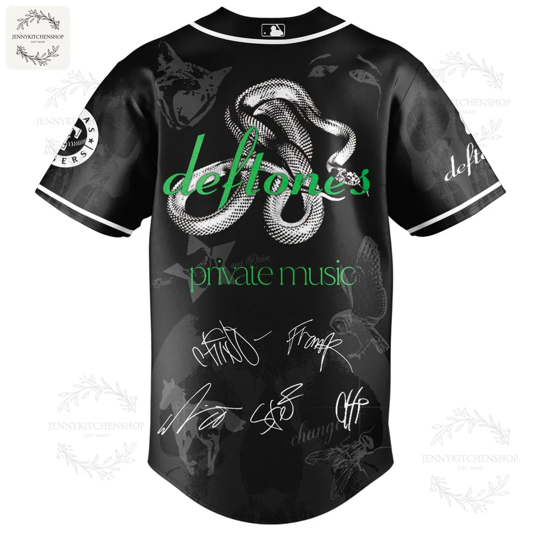 Rangers x Deftones North American Tour 2025 Fan Gears Jersey