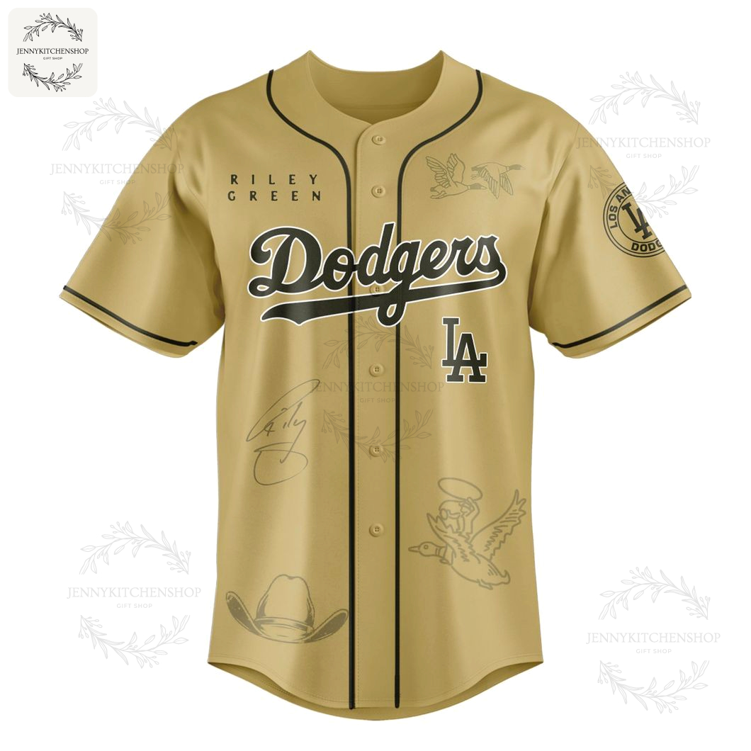 Riley Green x Dodgers Damn Country Music Tour 2025 Jersey