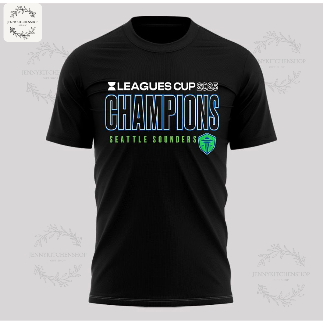 Seattle Sounders 2025 Champions Leagues Cup Black Shirts