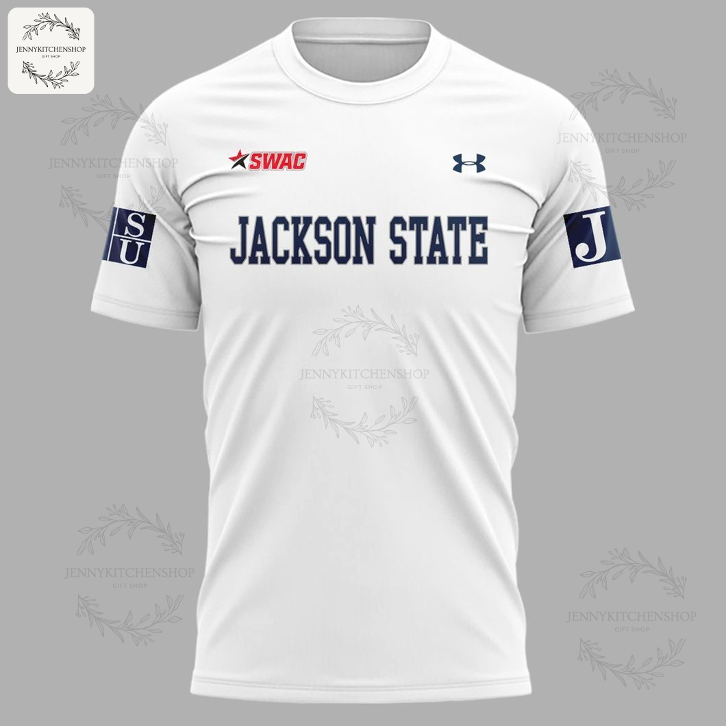 Special New Threads Uniform Jackson State Football T-Shirt