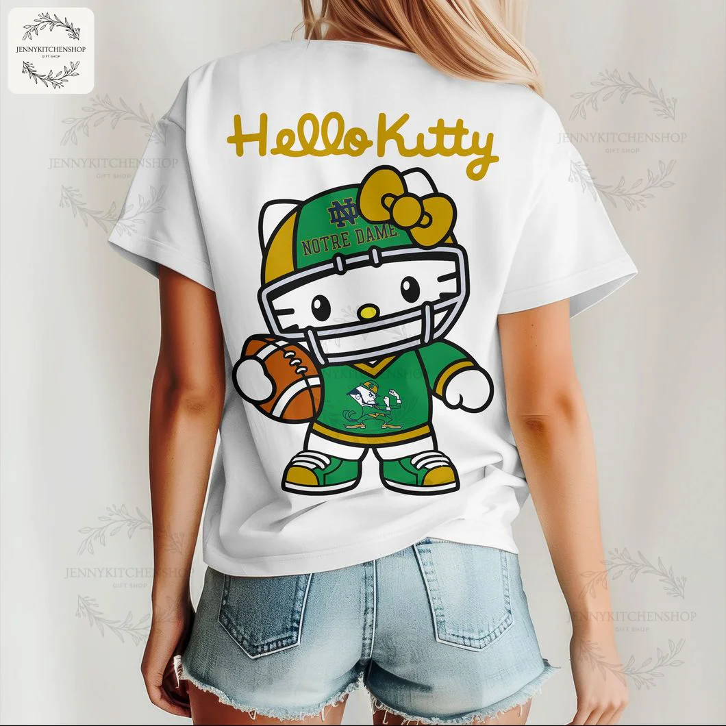 Women Notre Dame Hello Kitty T-Shirt