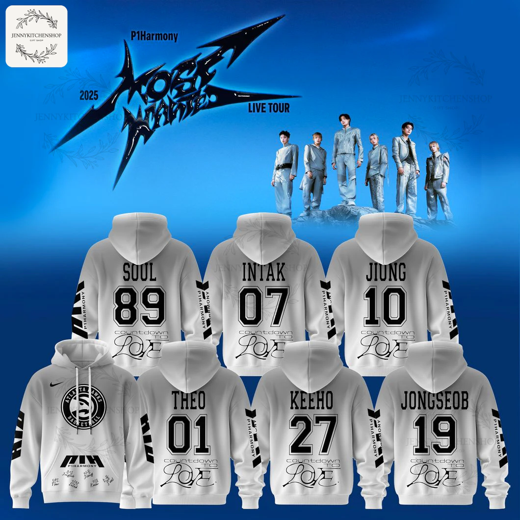 Atlanta Hawks x P1Harmony Most Want Tour 2025 Hoodie
