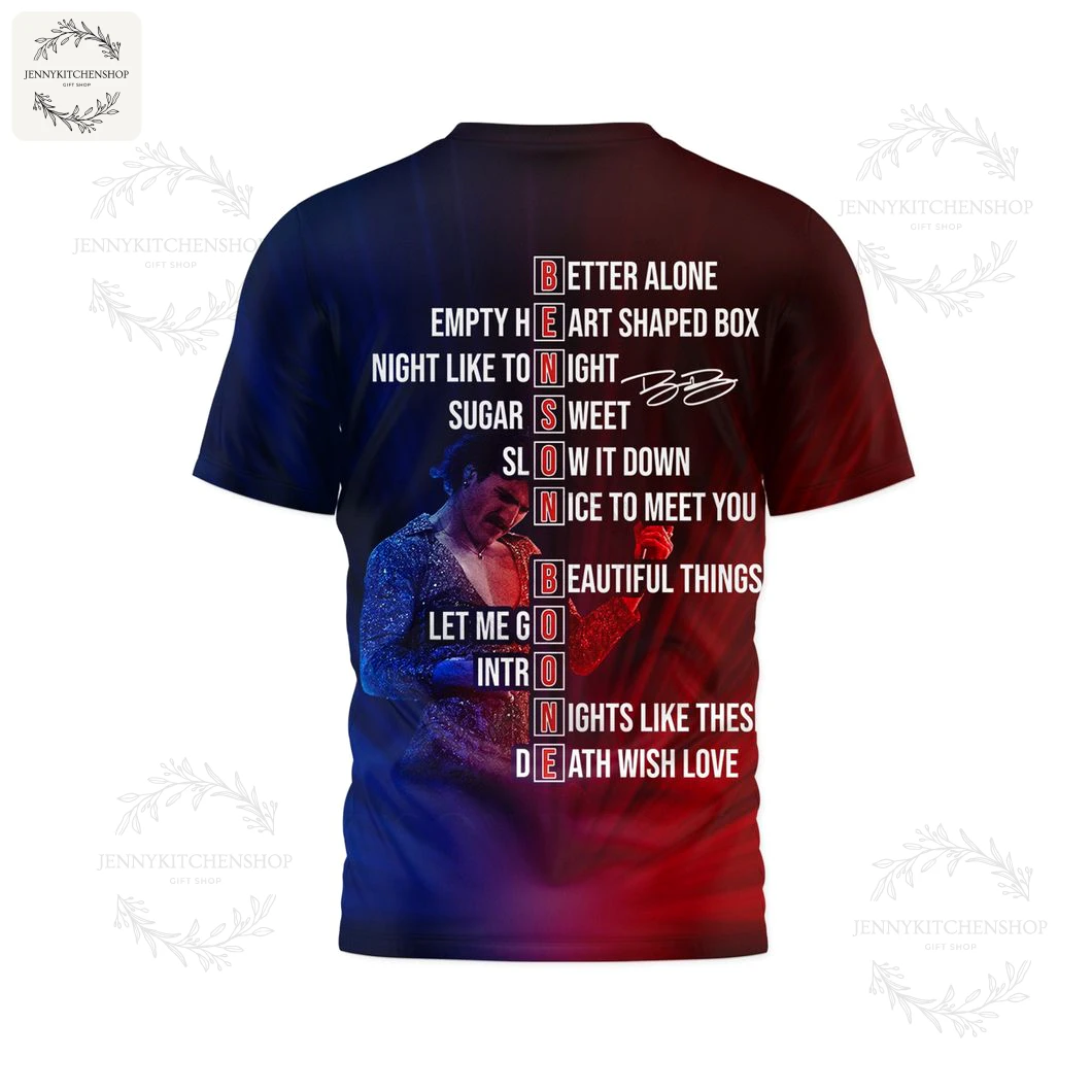 Benson Boone American Heart Tour 2025 T-Shirt