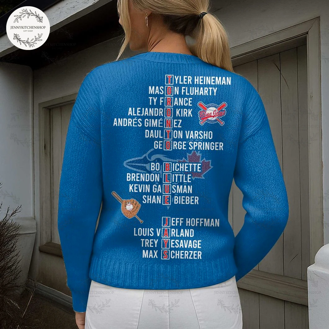 Blue Jays 2025 Champions World Series For Fans Cardigan Sweater