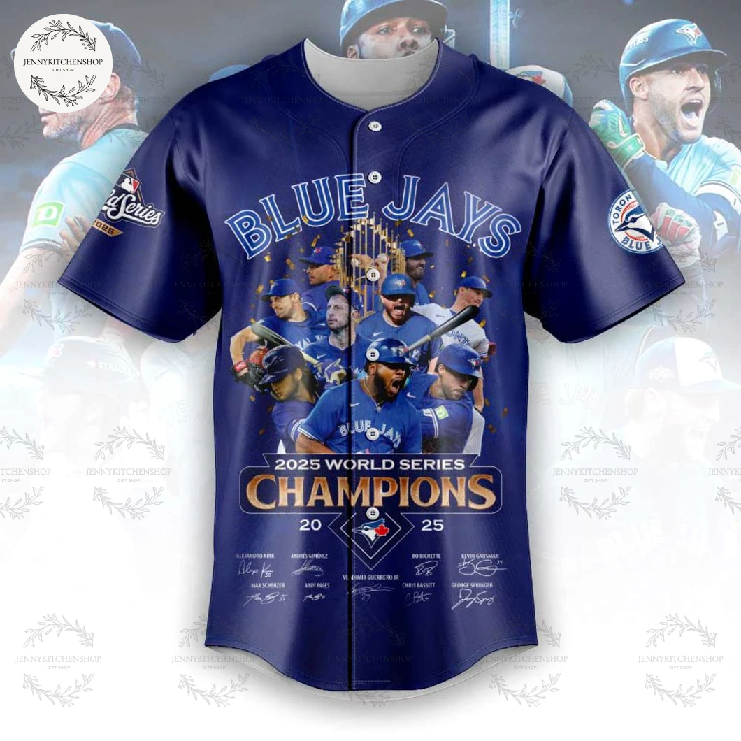 Blue Jays 2025 Champions World Series Limited Jersey