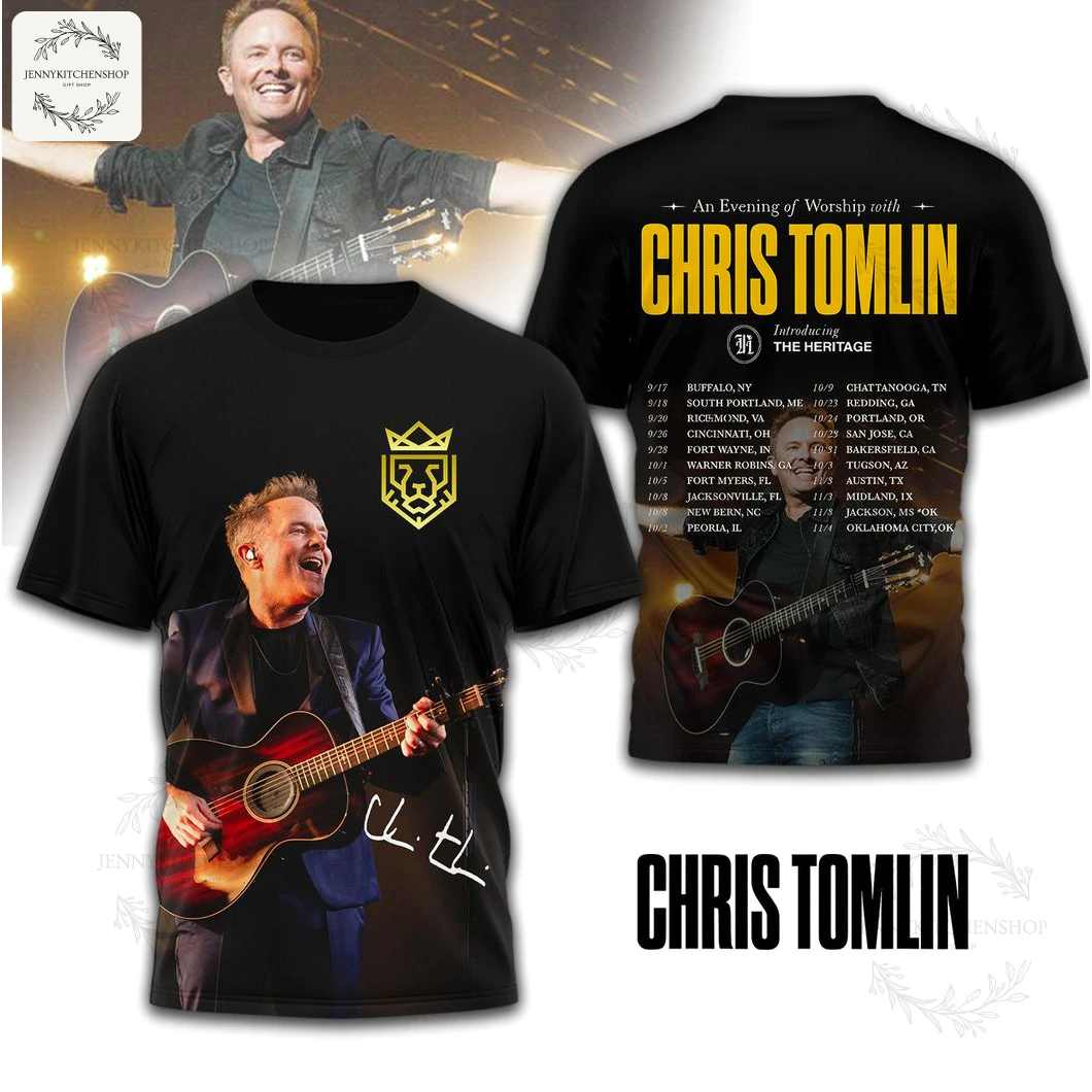 Chris Tomlin An Evening Of Worship 2025 T-Shirt