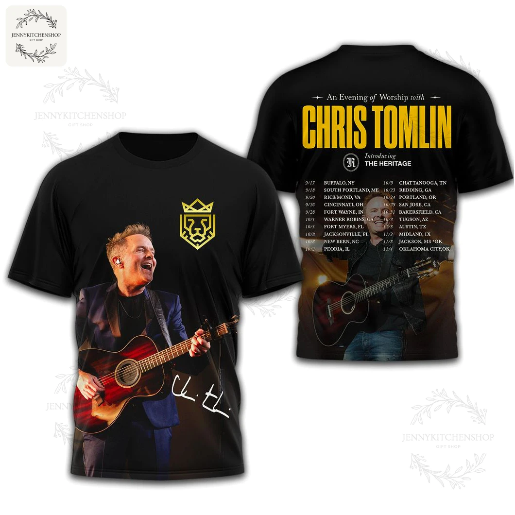 Chris Tomlin An Evening Of Worship 2025 T-Shirt