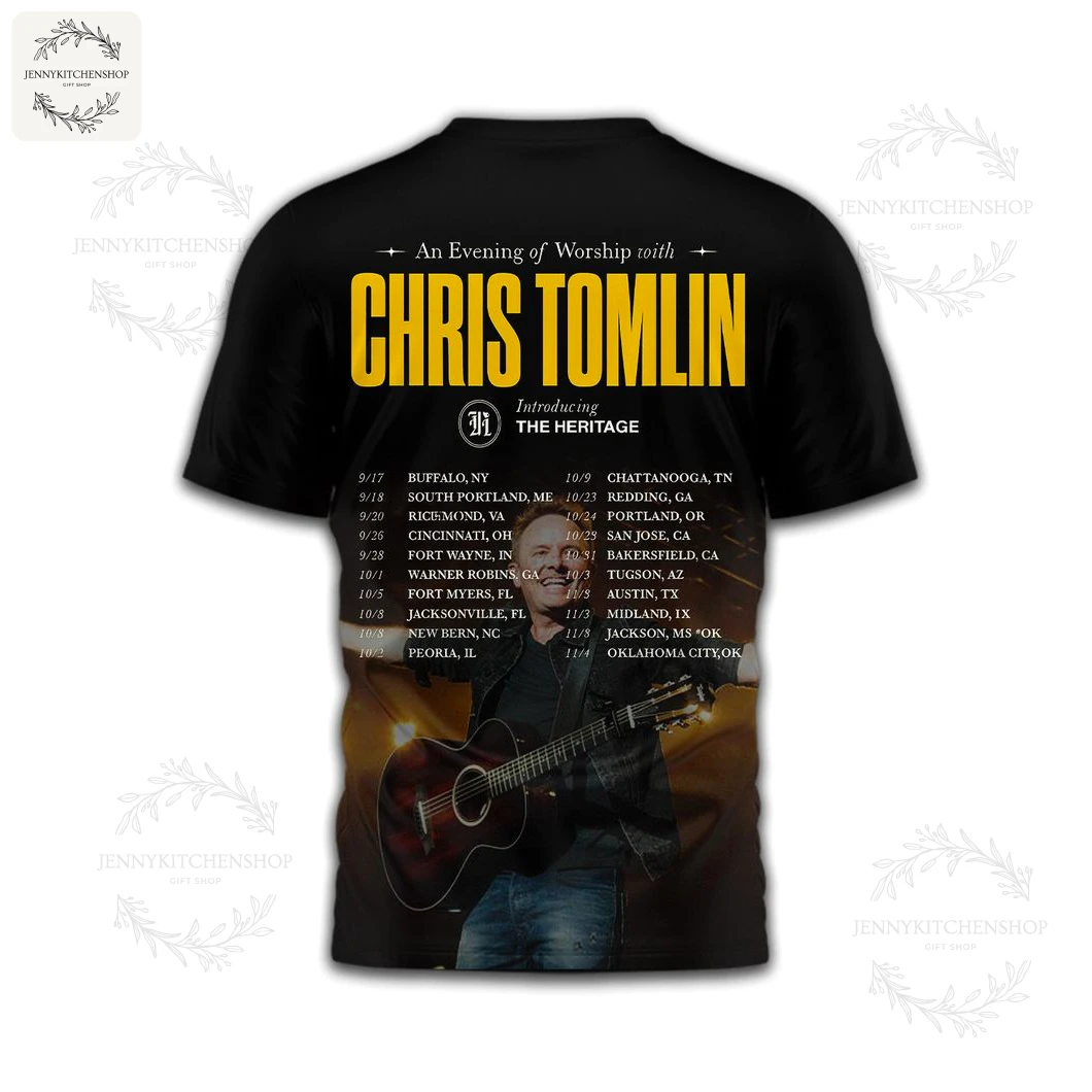 Chris Tomlin An Evening Of Worship 2025 T-Shirt