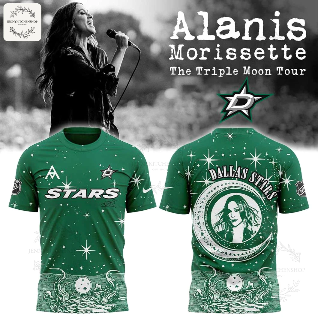 Dallas Stars x Alanis Morissette The Triple Moon Tour 2025 Hoodie