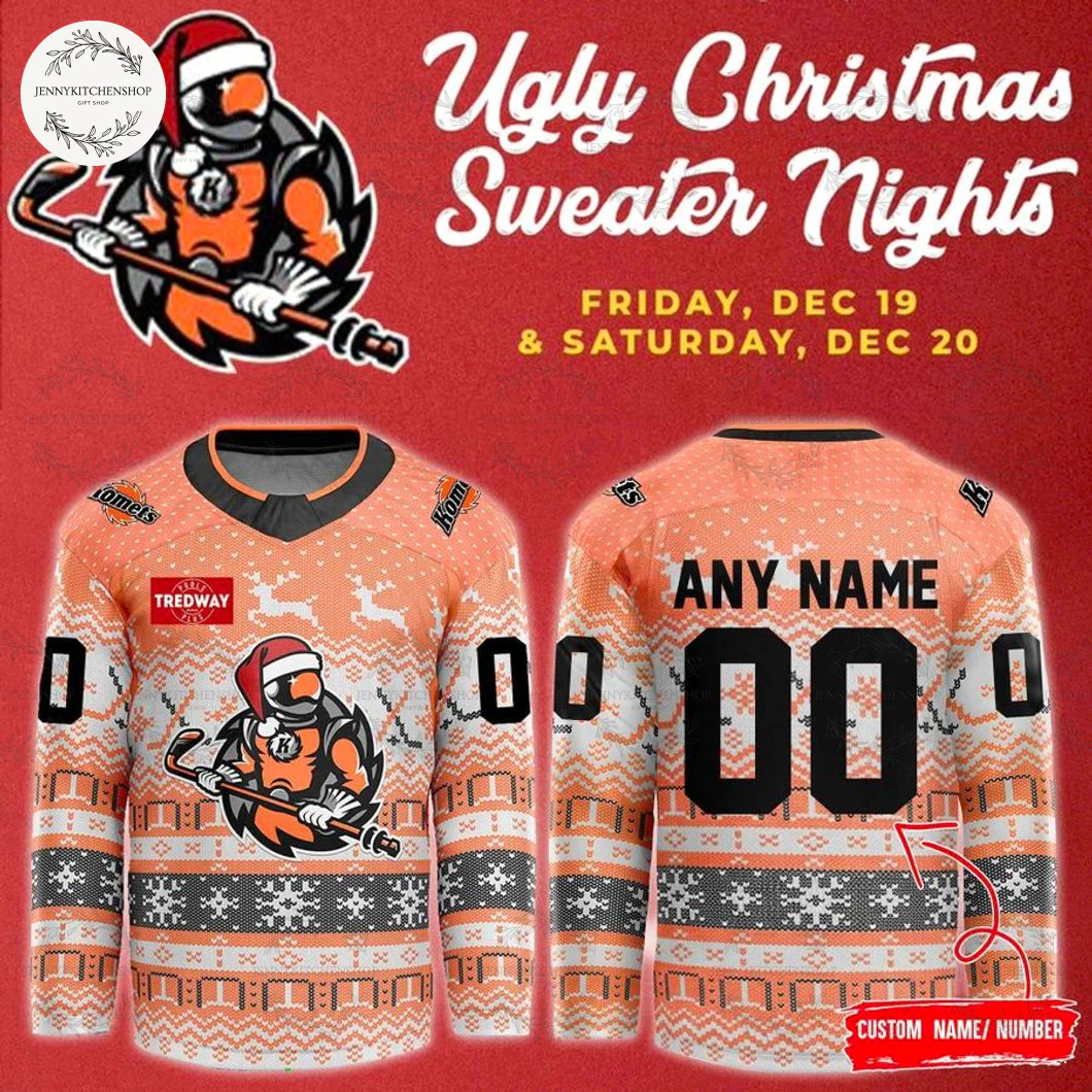 Fort Wayne Komets Ugly Christmas Night 2025 Limited Jersey