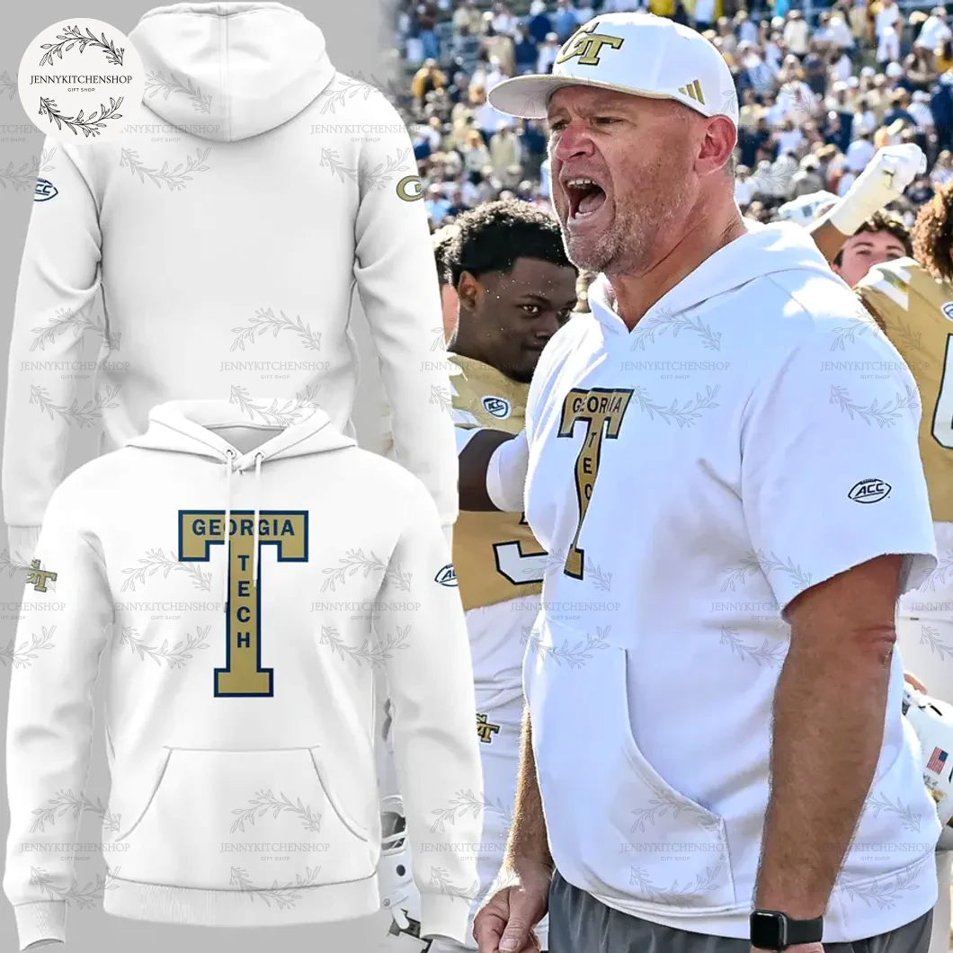 Georgia Tech Football New 2025 Fans Hoodie