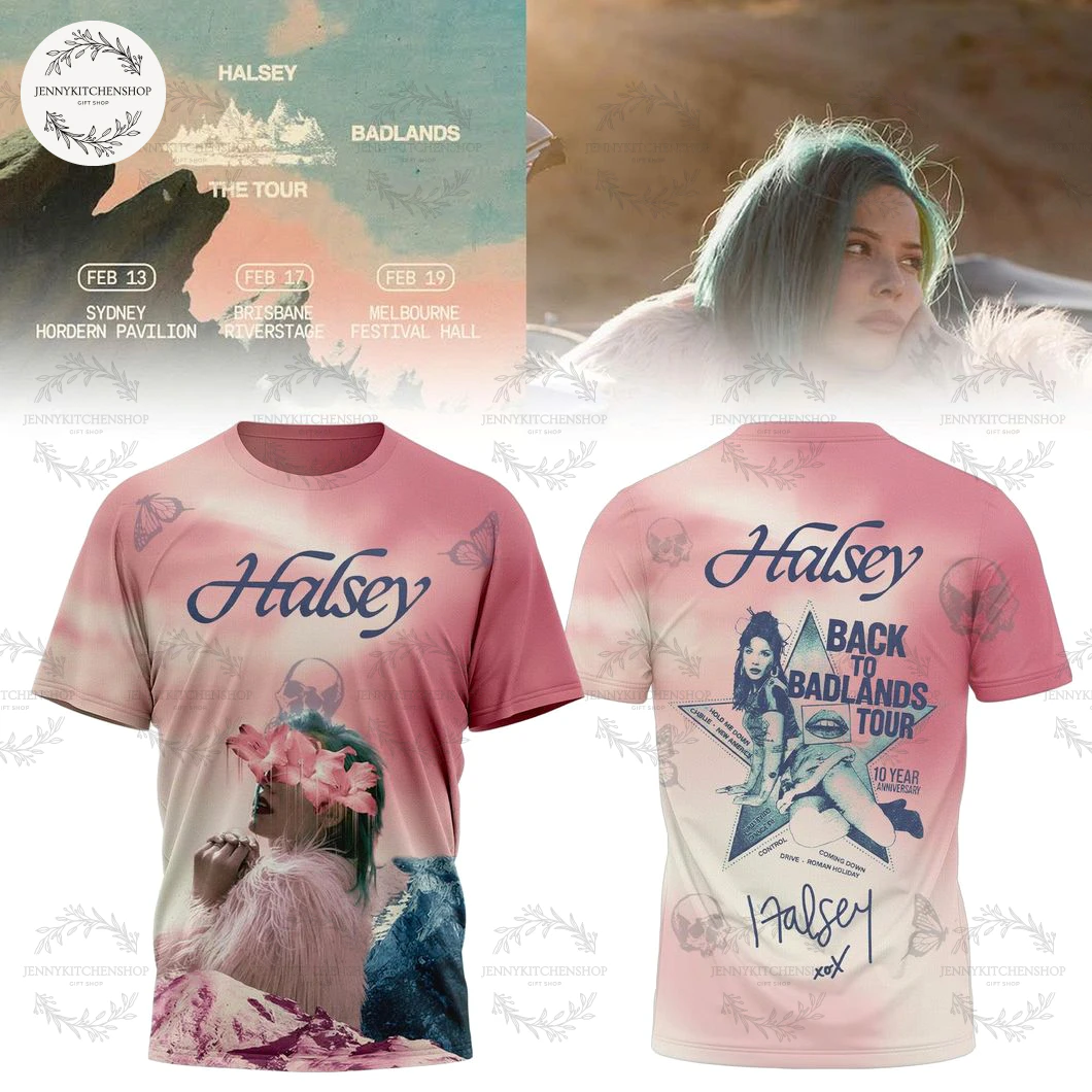 Halsey Back To Badlands Tour 2025 Hoodie