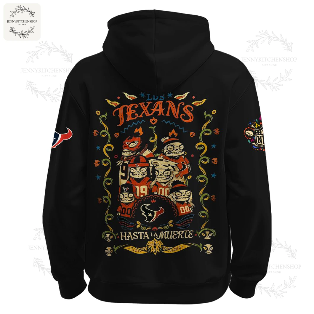 Houston Texans Hasta La Muerte 2025 Hoodie
