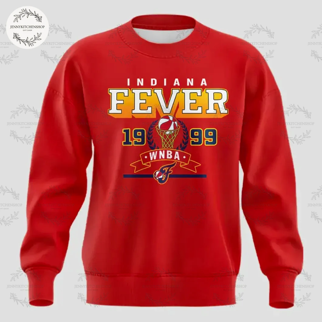 Indiana Fever 1999 WNBA New Red Sweatshirt