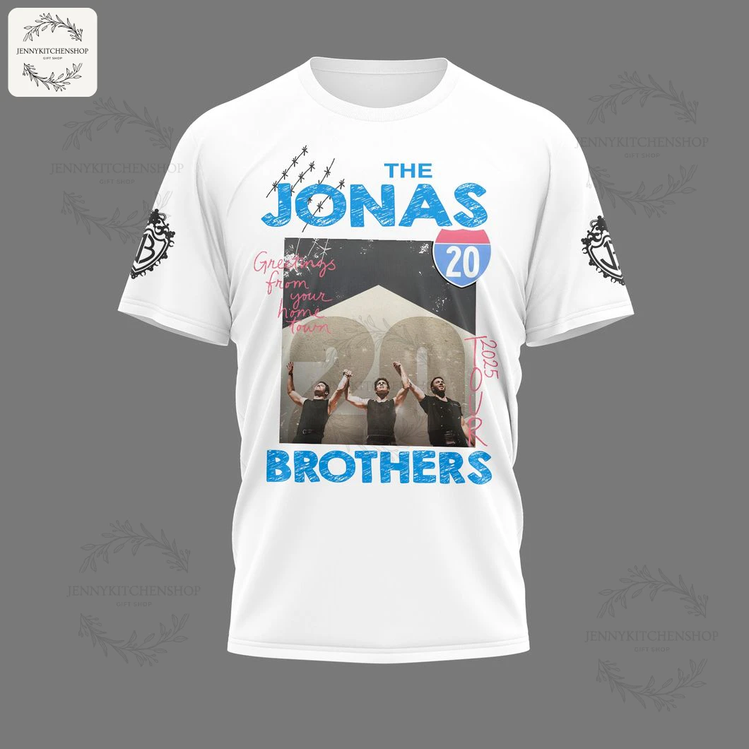 Jonas Brothers Greeting From Your Hometown Tour 2025 T-Shirt