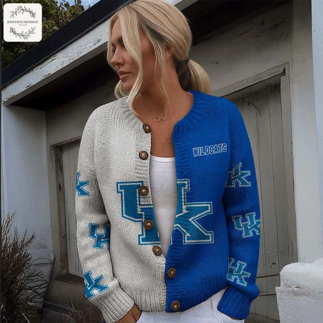 Kentucky Wildcats For Girl Cardigan Sweater