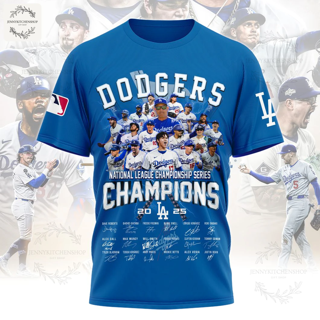 LA Dodgers National League Champions 2025 Series Limited Edition Hoodie