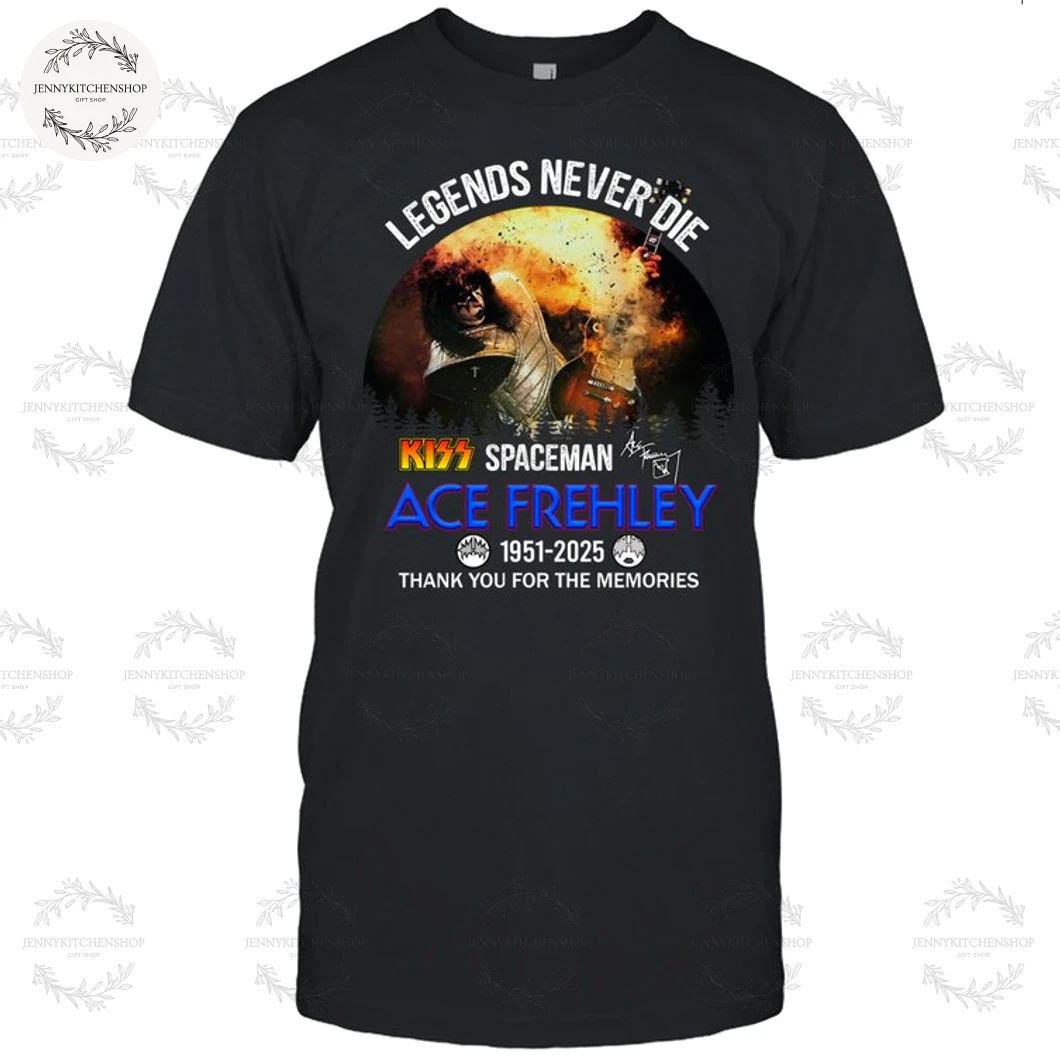 Legend Never Die Ace Frehley 1951-2025 T-Shirt