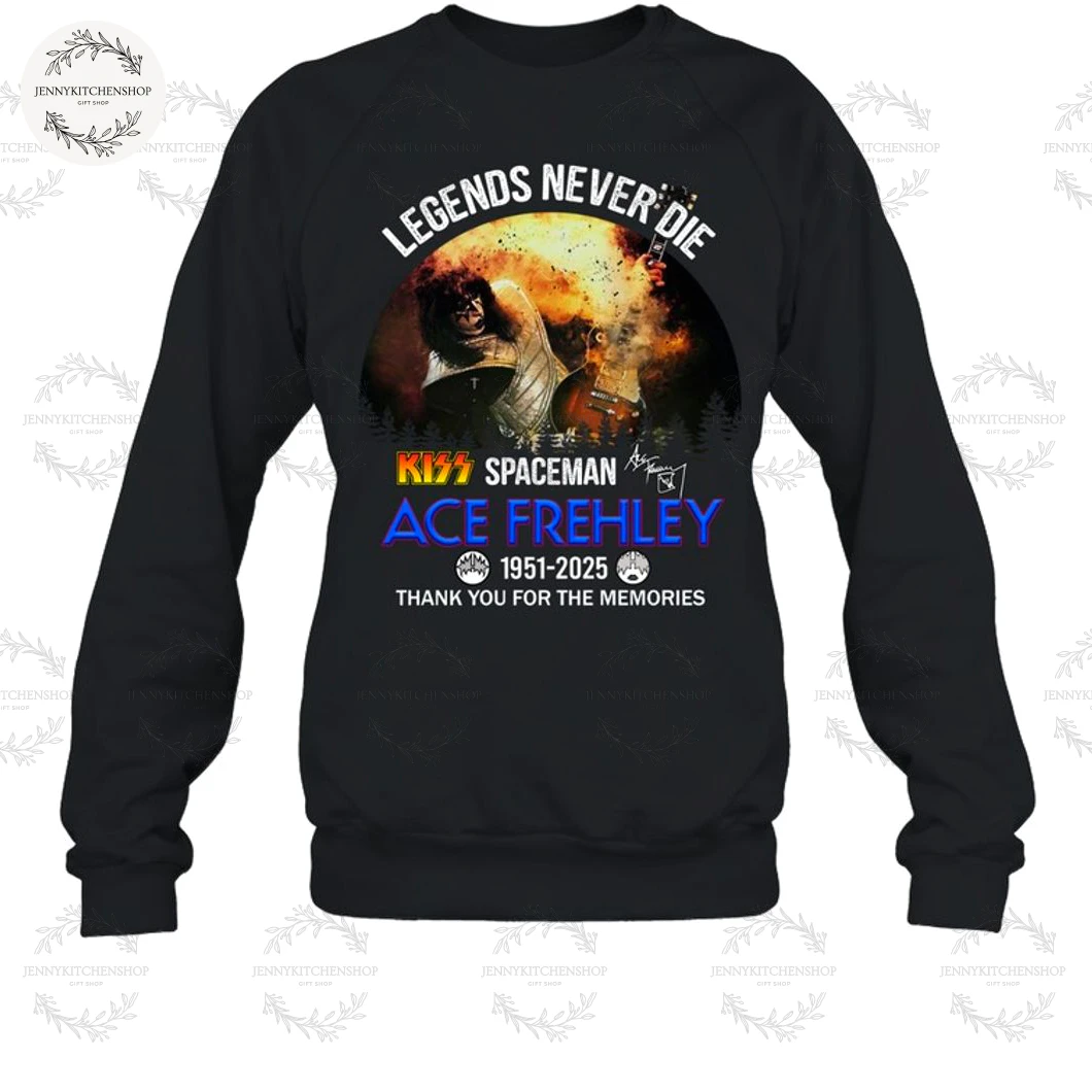 Legend Never Die Ace Frehley 1951-2025 T-Shirt